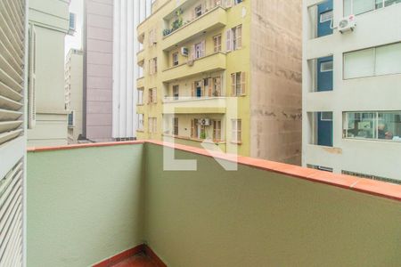 Varanda do Quarto 1 de apartamento à venda com 3 quartos, 101m² em Centro Histórico, Porto Alegre