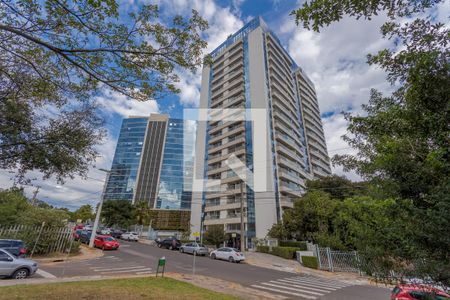 Fachada de apartamento para alugar com 1 quarto, 53m² em Petrópolis, Porto Alegre