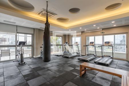 Área comum - Academia de apartamento para alugar com 1 quarto, 53m² em Petrópolis, Porto Alegre