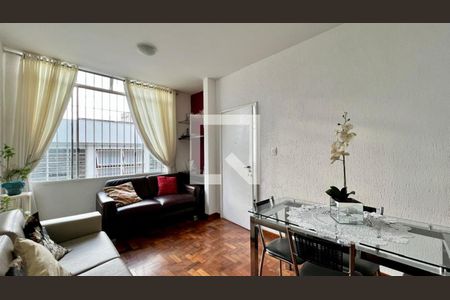 Sala de apartamento à venda com 2 quartos, 80m² em Anchieta, Belo Horizonte