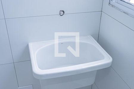 Sala, cozinha e área de serviço de apartamento à venda com 1 quarto, 30m² em Vila Mangalot, São Paulo