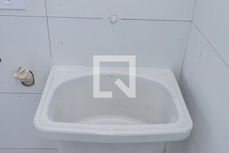 Sala, cozinha e área de serviço de apartamento à venda com 1 quarto, 33m² em Vila Mangalot, São Paulo