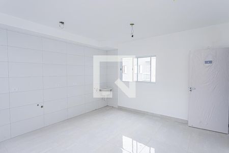 Sala, cozinha e área de serviço de apartamento à venda com 1 quarto, 34m² em Vila Mangalot, São Paulo
