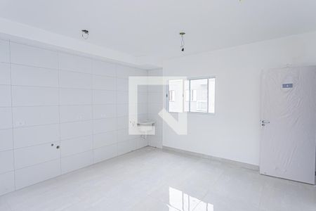 Sala, cozinha e área de serviço de apartamento à venda com 1 quarto, 33m² em Vila Mangalot, São Paulo
