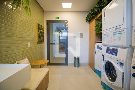 Apartamento para alugar com 27m², 1 quarto e sem vagaArea comum - Lavanderia