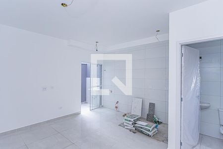Sala e cozinha de apartamento para alugar com 1 quarto, 39m² em Vila Mangalot, São Paulo