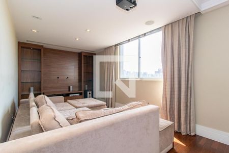 Sala de TV de apartamento para alugar com 4 quartos, 190m² em Água Verde, Curitiba