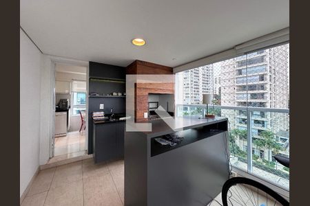 Varanda Gourmet de apartamento à venda com 3 quartos, 185m² em Campo Belo, São Paulo