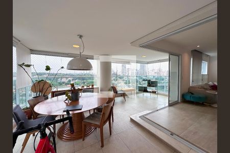Varanda Gourmet de apartamento à venda com 3 quartos, 185m² em Campo Belo, São Paulo