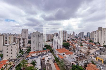 Sacada - Vista de apartamento à venda com 2 quartos, 67m² em Vila Gumercindo, São Paulo