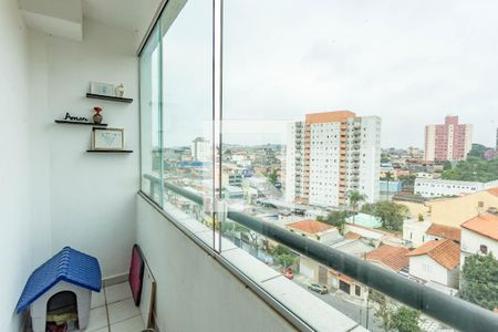 Varanda da Sala de apartamento à venda com 2 quartos, 62m² em Centro, Diadema