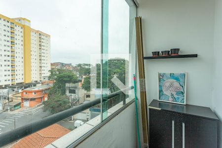 Varanda da Sala de apartamento à venda com 2 quartos, 62m² em Centro, Diadema