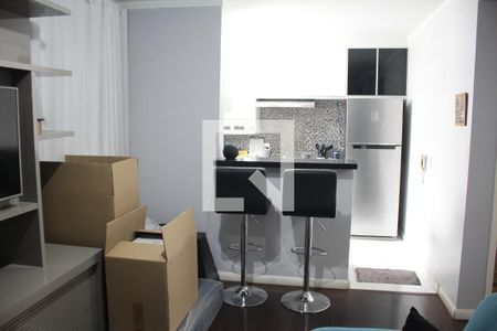 Sala de apartamento para alugar com 2 quartos, 48m² em Santa Maria, Contagem