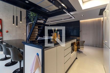 Apartamento para alugar com 100m², 1 quarto e 2 vagasSala