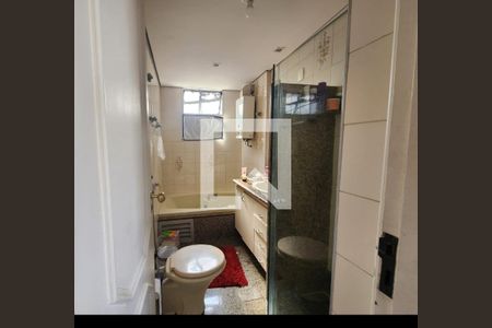 Banheiro da Suíte de apartamento à venda com 4 quartos, 130m² em Serra, Belo Horizonte