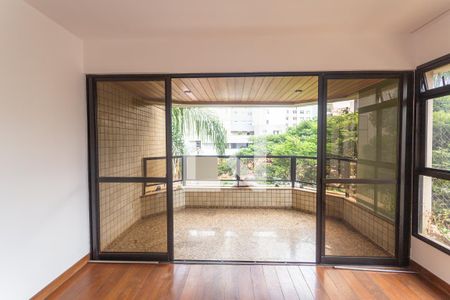 Varanda da Sala de apartamento à venda com 4 quartos, 159m² em Serra, Belo Horizonte