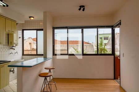 Sala de apartamento à venda com 1 quarto, 42m² em Mirandópolis, São Paulo