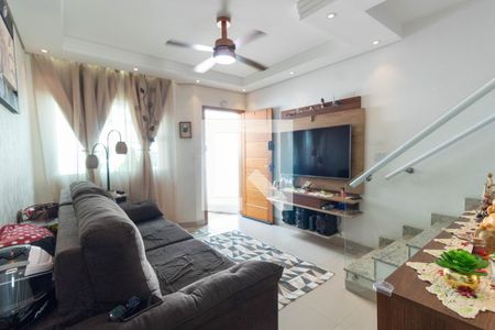 Sala de casa de condomínio para alugar com 2 quartos, 56m² em Vila Pierina, São Paulo