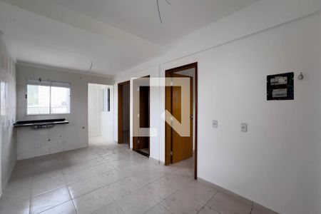 Sala e cozinha de apartamento à venda com 2 quartos, 37m² em Vila Aricanduva, São Paulo