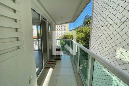 Varanda de apartamento à venda com 3 quartos, 98m² em Botafogo, Rio de Janeiro