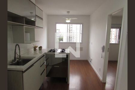 Sala/Cozinha de apartamento à venda com 1 quarto, 24m² em Paraíso do Morumbi, São Paulo