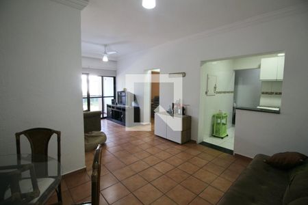 Sala de apartamento para alugar com 1 quarto, 55m² em Enseada, Guarujá