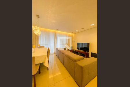 Sala de apartamento à venda com 3 quartos, 103m² em Vila da Serra, Nova Lima