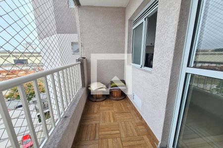 Varanda da Sala de apartamento para alugar com 3 quartos, 63m² em Parque São Lourenço, São Paulo