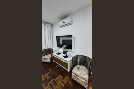 Detalhe Sala de apartamento para alugar com 3 quartos, 100m² em Ponta da Praia, Santos