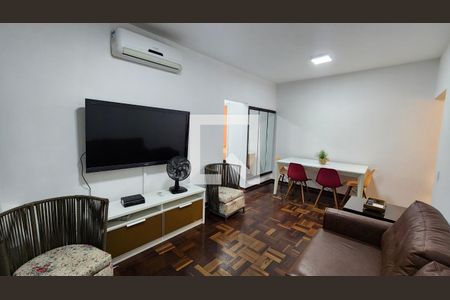 Sala de apartamento para alugar com 3 quartos, 100m² em Ponta da Praia, Santos