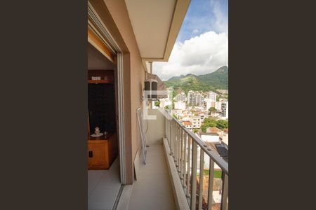 Varanda da Sala de apartamento à venda com 3 quartos, 102m² em Grajaú, Rio de Janeiro