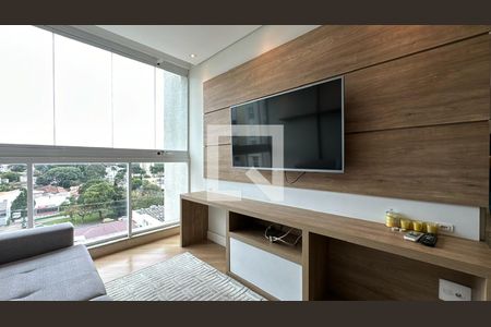 Sala de apartamento para alugar com 1 quarto, 44m² em Alto da Rua Xv, Curitiba
