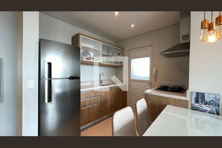 Cozinha  de apartamento para alugar com 1 quarto, 44m² em Alto da Rua Xv, Curitiba