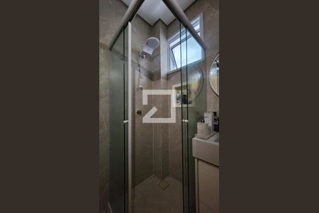 Chuveiro de kitnet/studio para alugar com 1 quarto, 30m² em Gonzaga, Santos