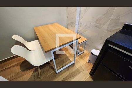 Studio para alugar com 30m², 1 quarto e 1 vaga Studio para alugar com 30m², 1 quarto e 1 vagaDetalhe da cozinha