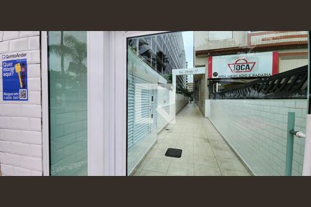 Fachada do Prédio de kitnet/studio para alugar com 1 quarto, 30m² em Gonzaga, Santos
