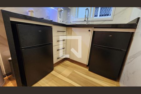 Studio para alugar com 30m², 1 quarto e 1 vaga Studio para alugar com 30m², 1 quarto e 1 vagaDetalhe da cozinha