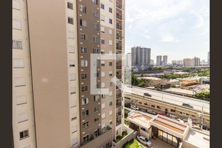 Sala/Cozinha - Vista de apartamento para alugar com 1 quarto, 26m² em Belenzinho, São Paulo