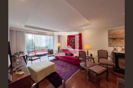 Sala de apartamento à venda com 3 quartos, 210m² em Brooklin Novo, São Paulo