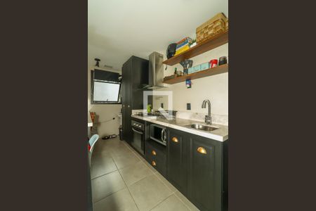 Sala / Cozinha de apartamento para alugar com 1 quarto, 42m² em Jardim do Salso, Porto Alegre