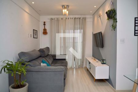 Sala de apartamento à venda com 2 quartos, 60m² em Campestre, Santo André