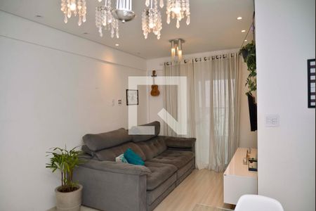 Sala de apartamento à venda com 2 quartos, 60m² em Campestre, Santo André