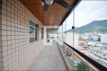 Varanda da Sala de apartamento para alugar com 3 quartos, 263m² em Tijuca, Rio de Janeiro