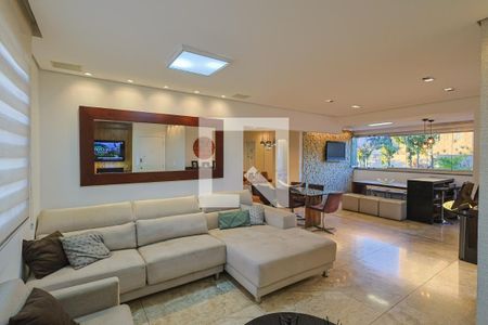 Sala de apartamento à venda com 4 quartos, 144m² em Buritis, Belo Horizonte