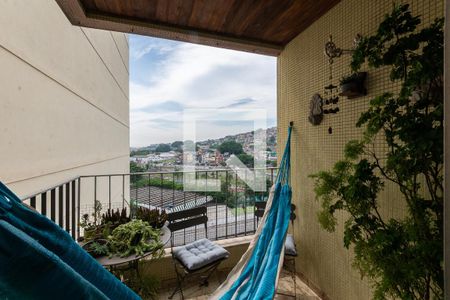 Varanda da Sala de apartamento para alugar com 1 quarto, 56m² em Maracanã, Rio de Janeiro