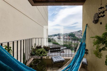 Varanda da Sala de apartamento à venda com 1 quarto, 56m² em Maracanã, Rio de Janeiro