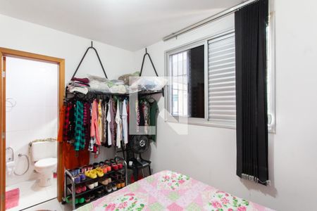 Suíte de apartamento à venda com 2 quartos, 49m² em Jardim Leblon, Belo Horizonte