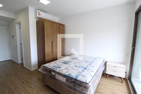 Sala/Quarto de kitnet/studio para alugar com 1 quarto, 29m² em Indianópolis, São Paulo