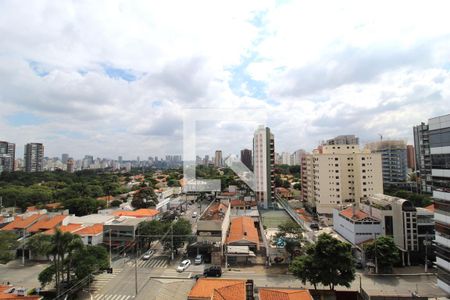 Vista da Varanda de kitnet/studio para alugar com 1 quarto, 29m² em Indianópolis, São Paulo