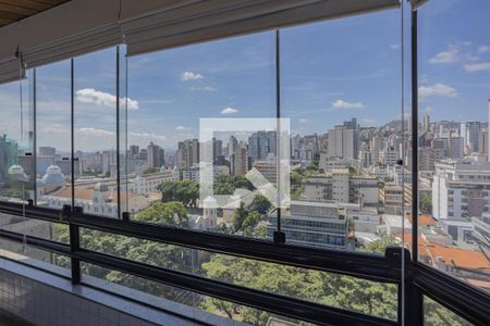 Varanda de apartamento à venda com 3 quartos, 260m² em Funcionários, Belo Horizonte